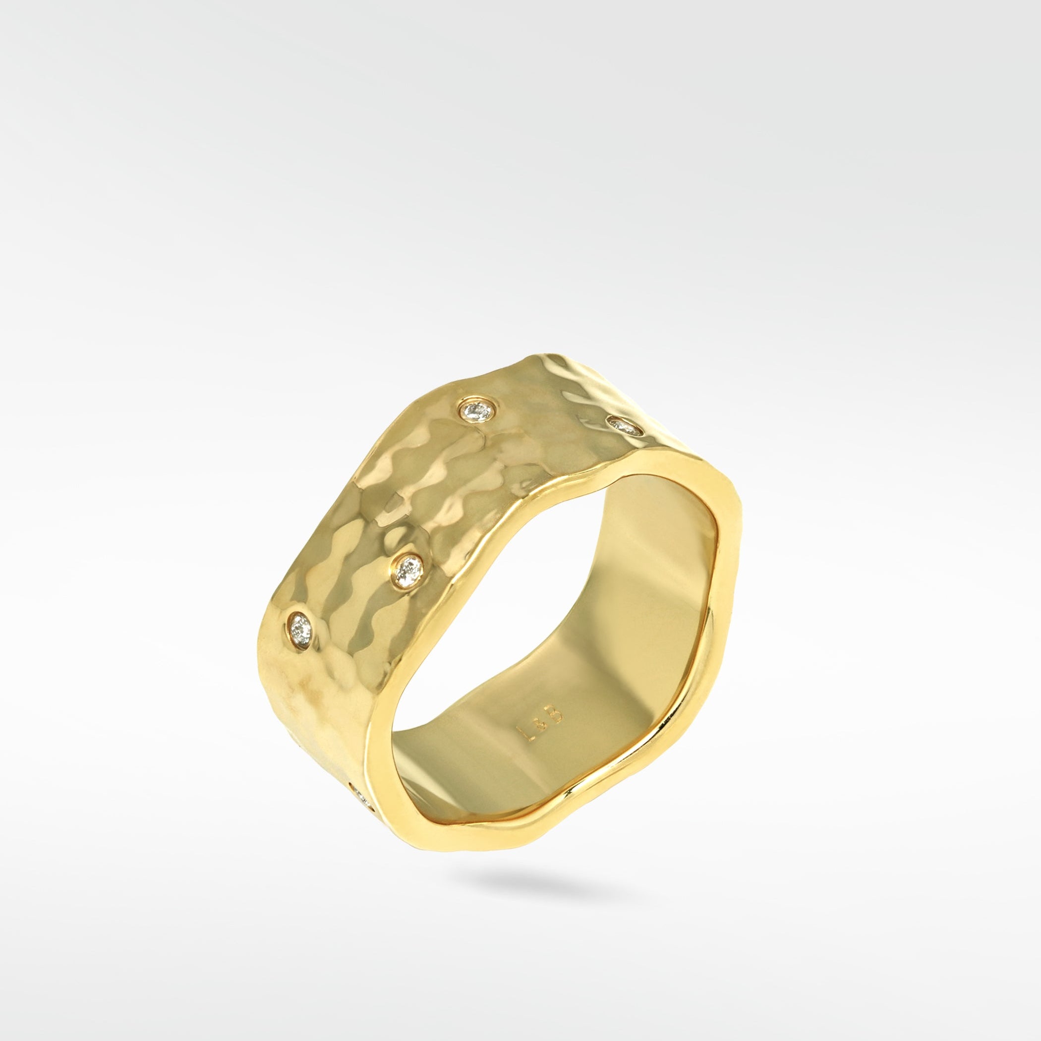 Palm Formed Statement Diamond Ring