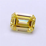 1.00ct Emerald Lab Grown Diamond (Colour Fancy Intense Yellow, Clarity VS1, IGI Certified)
