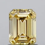 1.05ct Emerald Lab Grown Diamond (Colour Fancy Yellow, Clarity VS1, IGI Certified)