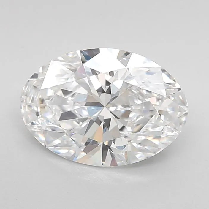 1.55ct Oval Lab Grown Diamond (Colour D, Clarity VS2, Cut EX, IGI Certified)