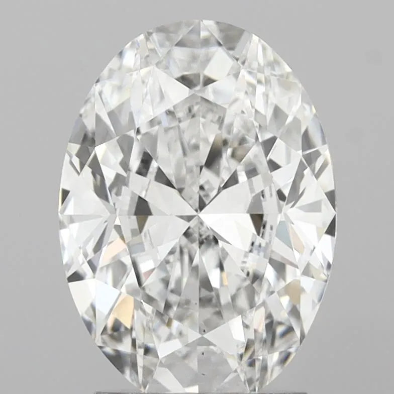 2.53ct Oval Lab Grown Diamond (Colour E, Clarity VS2, IGI Certified)