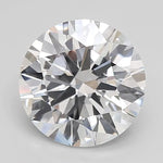 3.00ct Round Lab Grown Diamond (Colour D, Clarity VVS1, Cut EX, IGI Certified)