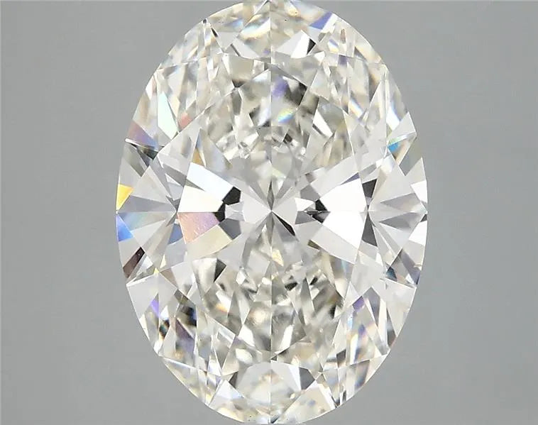 3.65ct Oval Lab Grown Diamond (Colour G, Clarity VS2, IGI Certified)