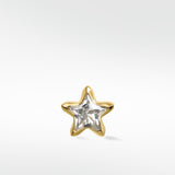 Polaris Sapphire Star Stud Crest