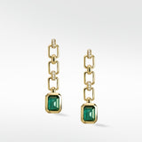 Nexus Emerald and Chain Earrings