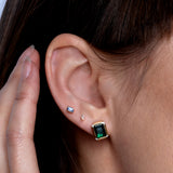 Nexus Sapphire Stud Earrings