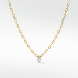 Veto Ignis Marquise Diamond Delicate Necklace