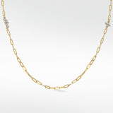 Veto Ignis Diamond Statement Necklace