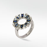 Blue Dahlia Ring