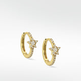 Omega Gold Earrings