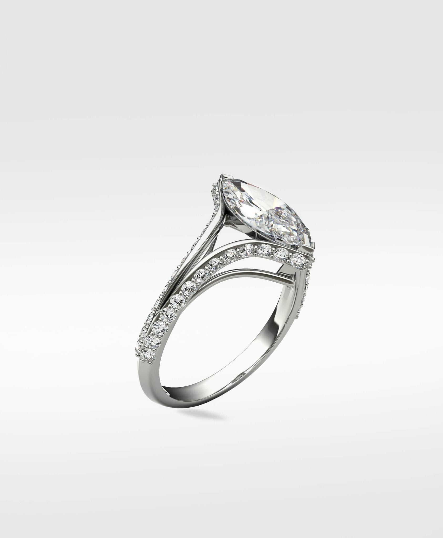 Chestnut Diamond Engagement Ring - Lark and Berry