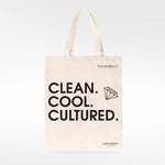 Clean Cool Cultured / Shine Different Tote Bag - Lark and Berry