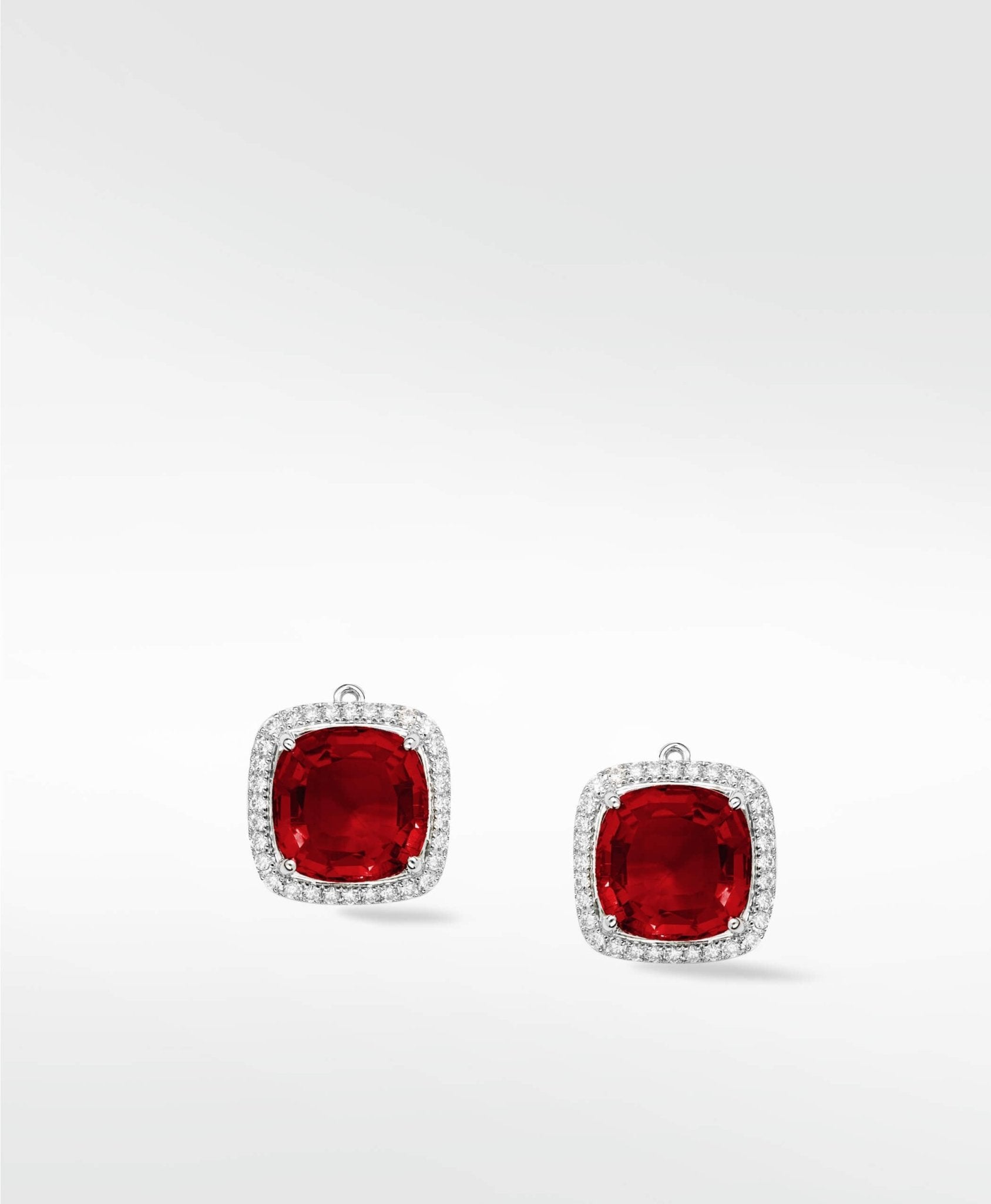 Flora Ruby Detachable Drops in Solid 18K Gold - Lark and Berry