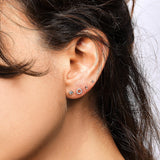 Halo Mini Diamond Stud Earring