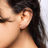 Veto Mini Sapphire Marquise Single Stud Earring