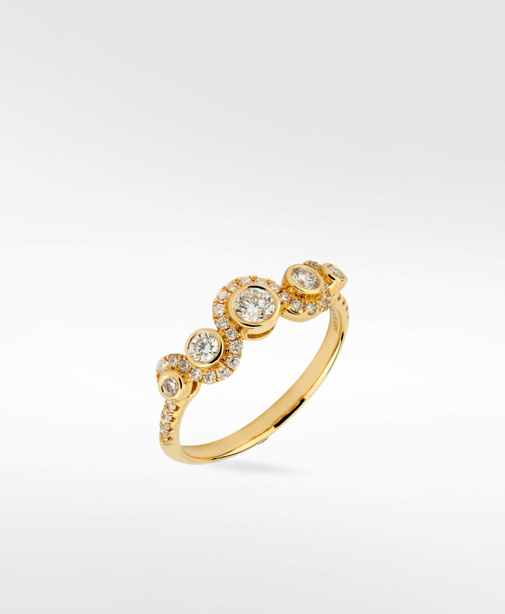 Wave Diamond Ring in 18K Gold - Lark and Berry